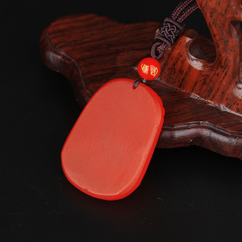 红玉生肖属兔太岁护身吊坠男女吉祥物玉兔连珠项坠