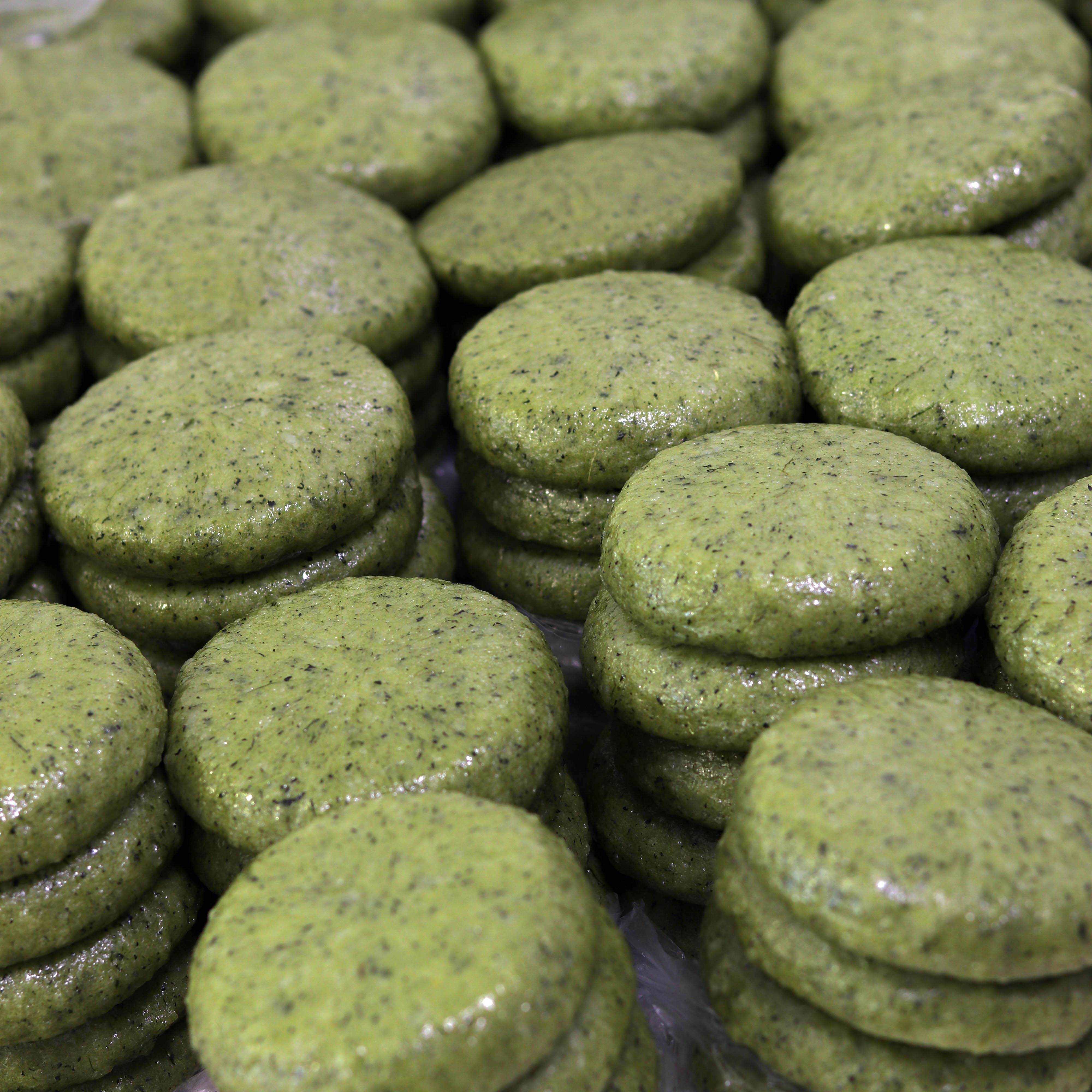 贵州特产艾叶艾草传统糯米手工清明粑粑湖南年糕