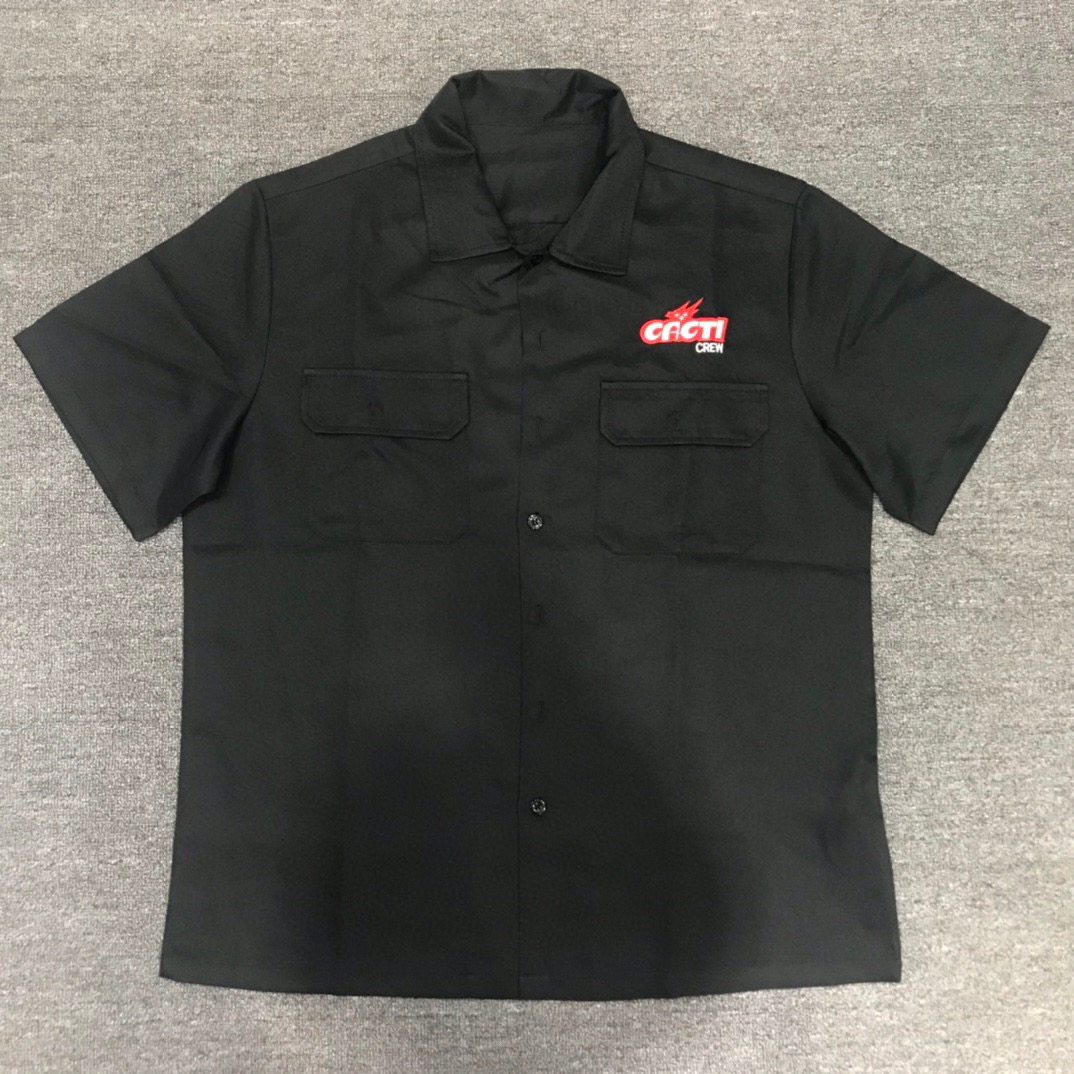 travisscottcactusjackcacti复古嘻哈周边翻领短袖衬衫