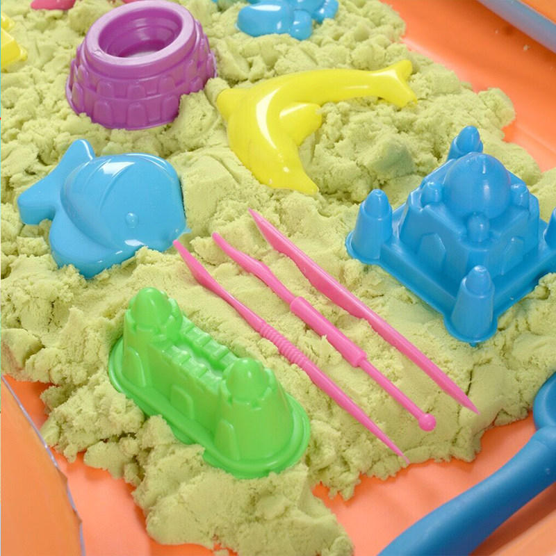 太空玩具动力沙子散装沙套装橡皮彩泥超轻粘土安全无毒儿童男女孩