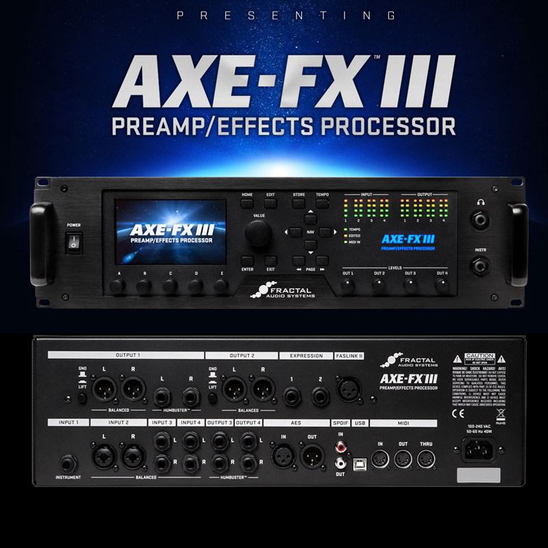 现货美产fractalaudioaxefxiiifx3mkii吉他机架综合效果器