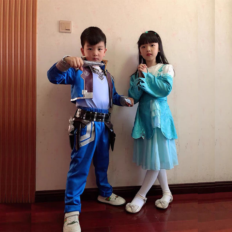 唐三服装儿童男童斗罗大陆cos唐山衣服动漫cosplay女装