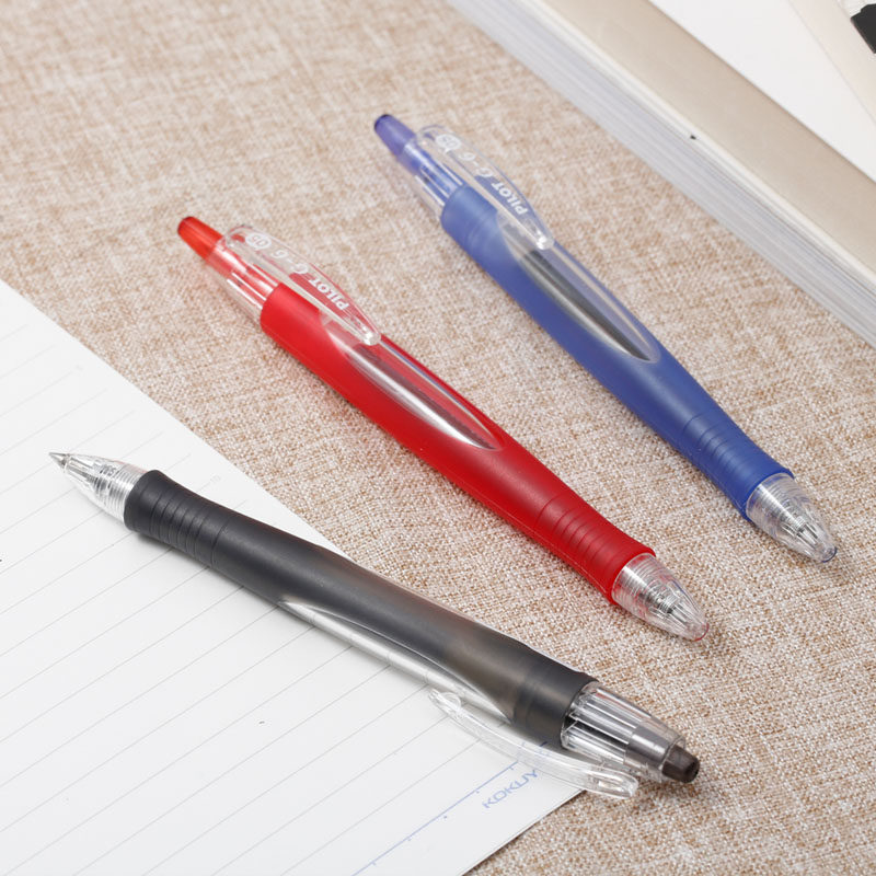 日本pilot百乐按动水笔blg65g6学生办公公用中性笔