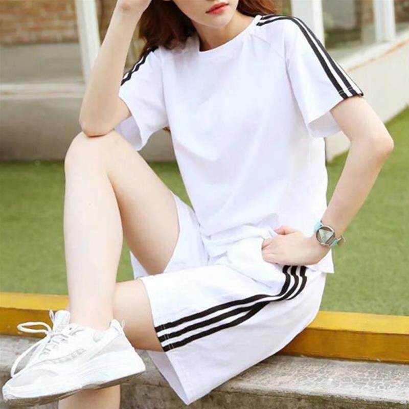 中考体育专用运动服套装女生初中中学生运动会田径休闲运动套装