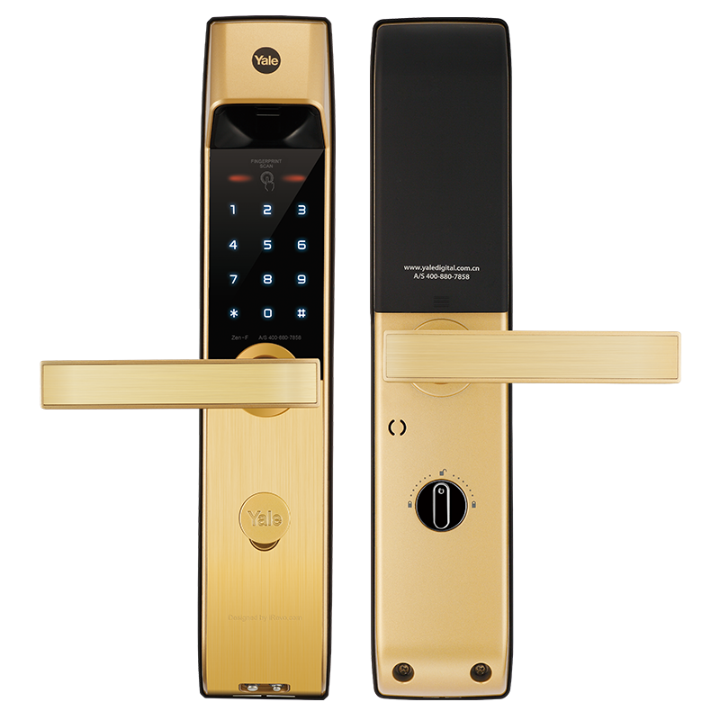 门锁yale耶鲁指纹家用防盗防盗门智能密码电子电子门锁