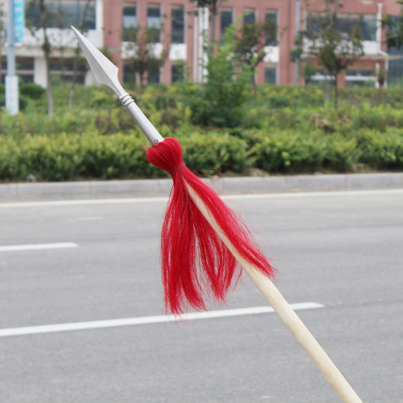 红缨枪 套装武术枪长枪不锈钢红樱枪头长矛白蜡杆太极大枪未开刃