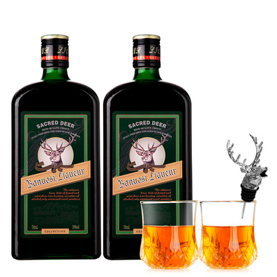 利口酒国产野酒格酒鹿头诺斯圣鹿酒配制酒洋酒700ml力娇酒