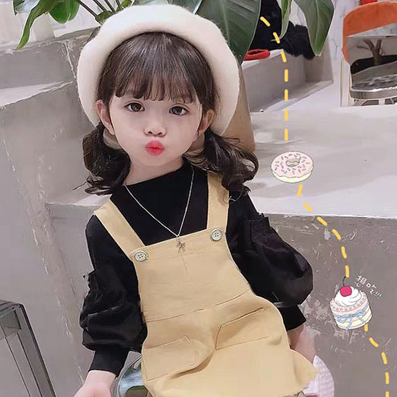 3d空气刘海假发女童网红假刘海女自然儿童仿真发刘宝宝假刘海女孩_双