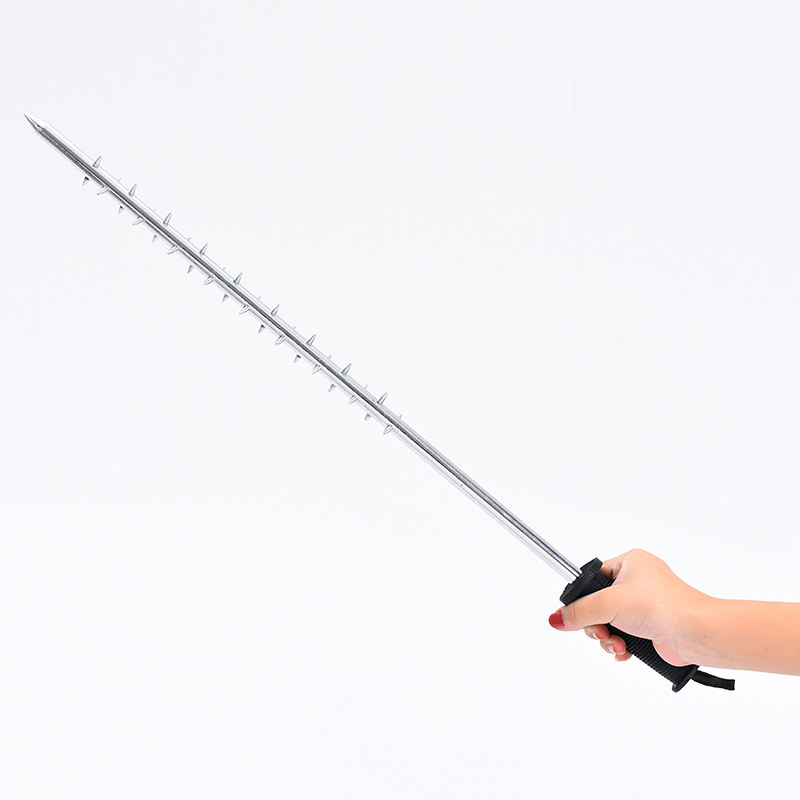 金属狼牙棒防身棍棒防护防暴自卫防爆器材车载三节甩棍