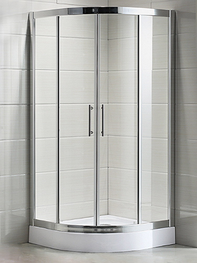 箭牌整体淋浴房卫生间简易隔断干湿分离弧扇形定制沐浴房防滑底盆