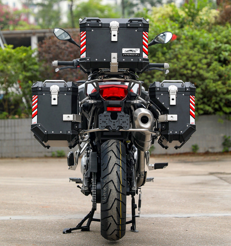 适用于宝马f750gs铝合金边箱三箱侧箱尾箱后备箱箱loboo萝卜改装