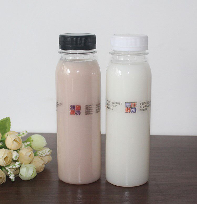 酸奶奶瓶塑料瓶一次性鲜奶专用液体透明宽口150ml奶杯