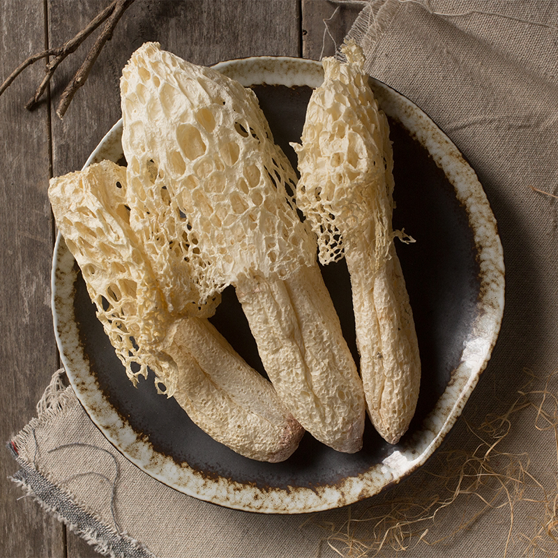 山珍青川短裙竹荪干货农家自种竹孙足荪煲汤竹荪