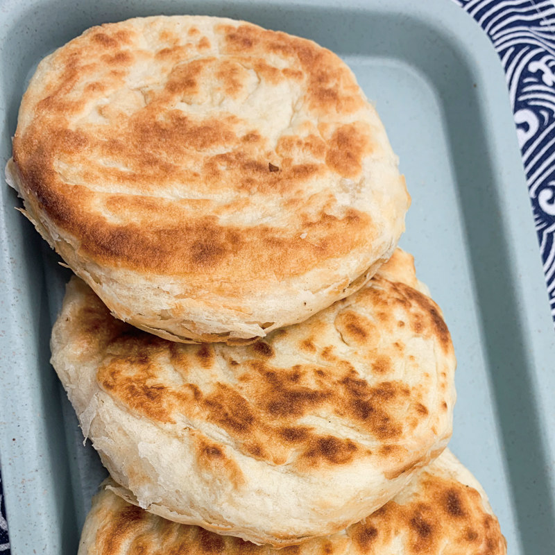 山东火烧硬面烧饼全麦白面主食油酥火烧泰安范镇手工五香咸味发面