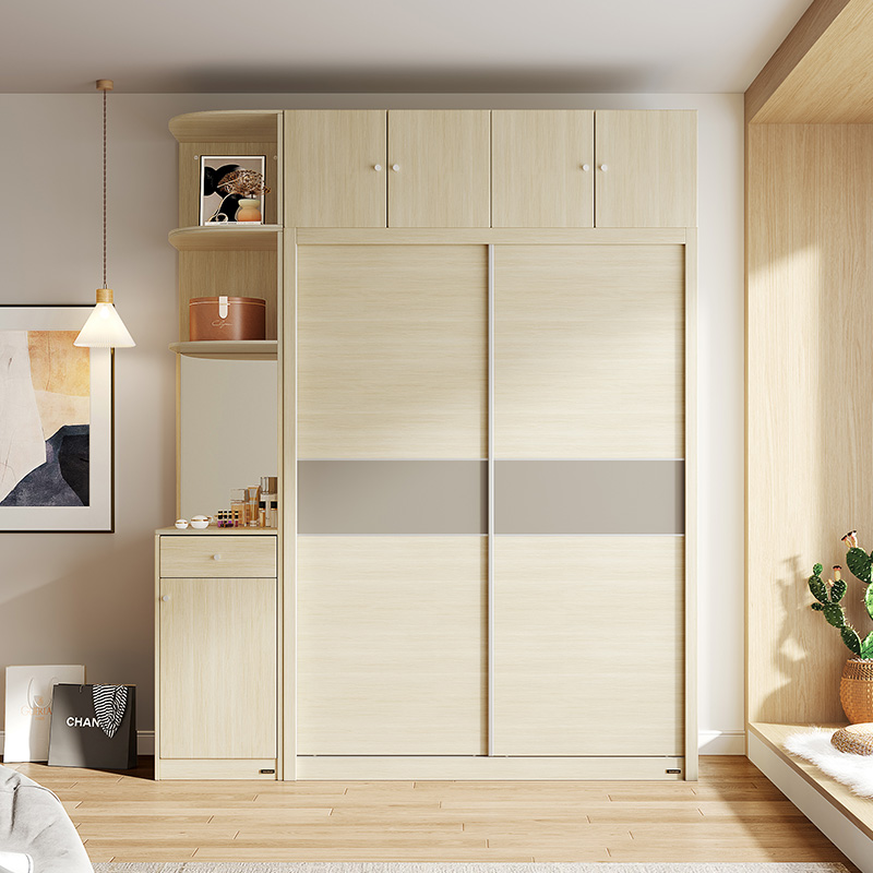 全友家居推拉门衣柜现代简约推拉二门衣柜滑门移门衣柜衣橱 – 天猫