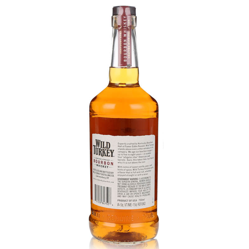 原装进口洋酒 wild turkey 81 proof 威凤凰经典威士忌行货