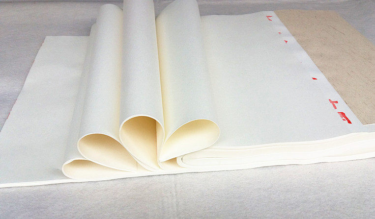 宣纸练习国画书法毛笔字加厚六尺半生半熟生宣特净宣纸