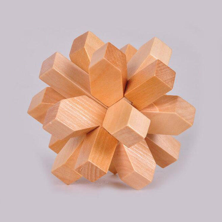 丁香花梅花锁孔明鲁班古典益智解锁解环亲子互动解锁