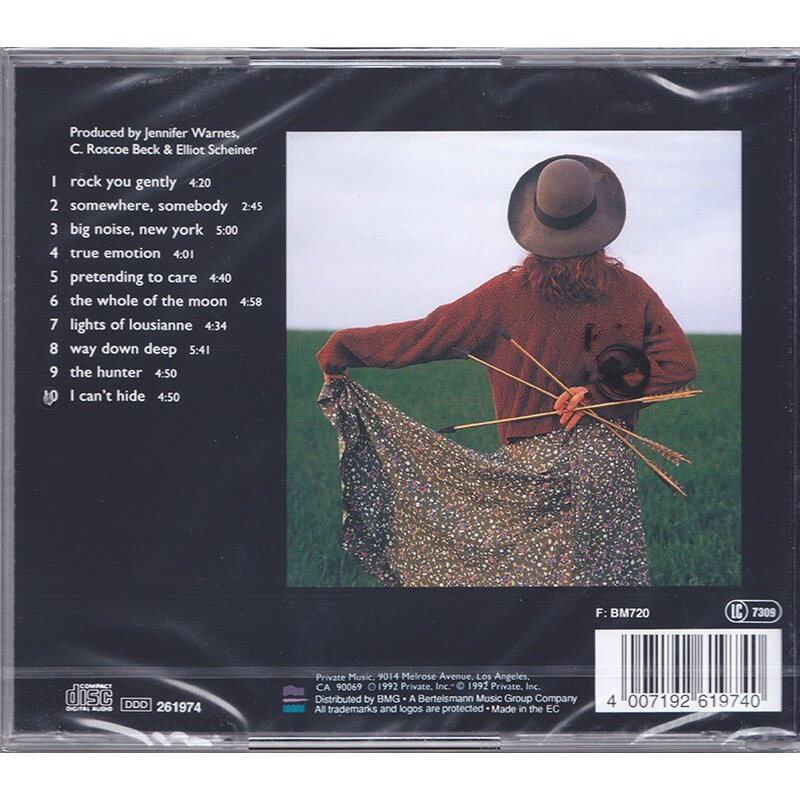 珍妮弗华恩猎人jenniferwarnesthehunter原版进口cd音乐cd