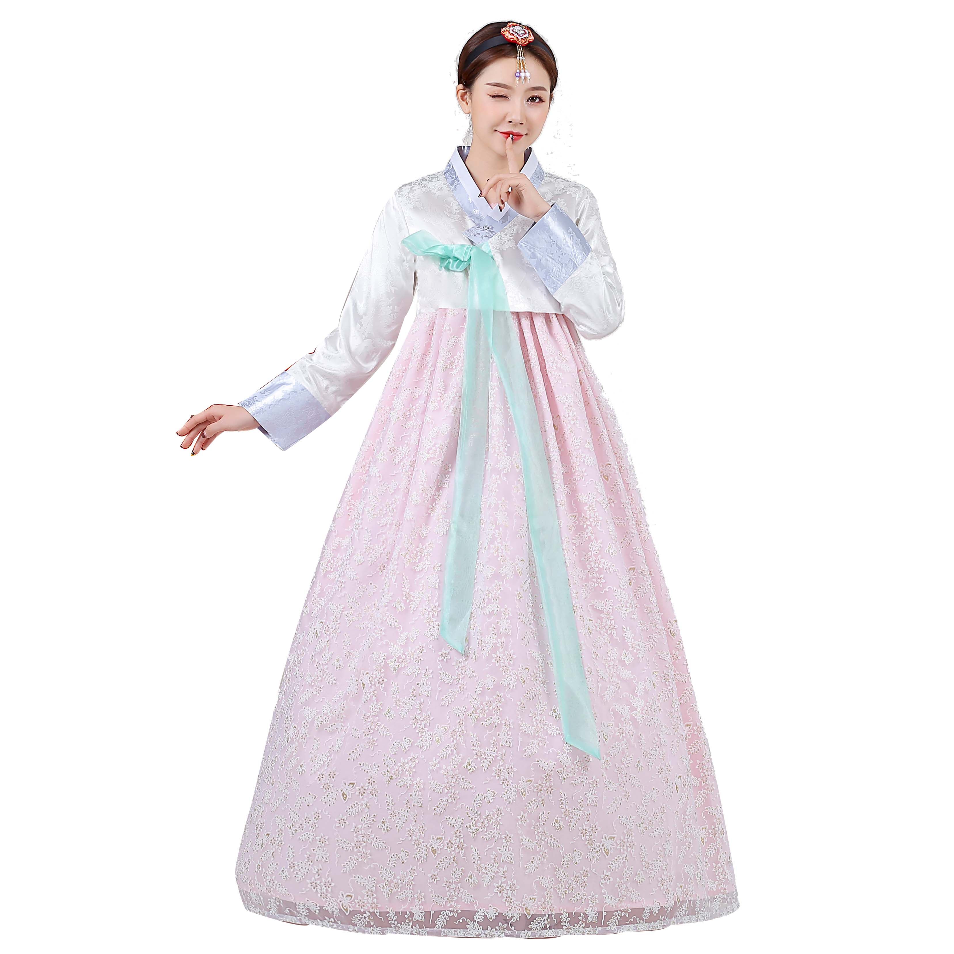 新款改良韩服韩国舞蹈服装朝鲜新娘民族表演民族服装