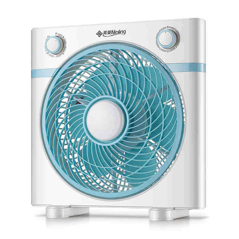 美菱转页扇学生宿舍小台扇静音家用台式桌面电风扇10-12寸鸿运扇