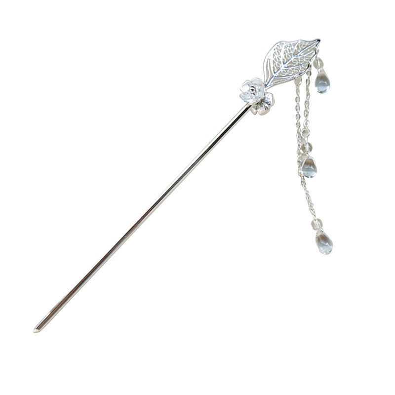 发簪子复古典风饰品流苏钗子步摇盘发白露简约二十四节气汉服头饰