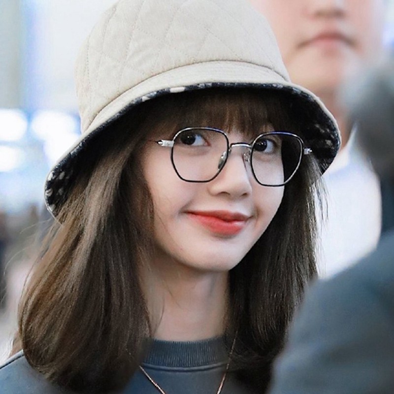 眼镜lisa同款女韩版镜框素颜显脸小防蓝光视镜定制成品光学镜