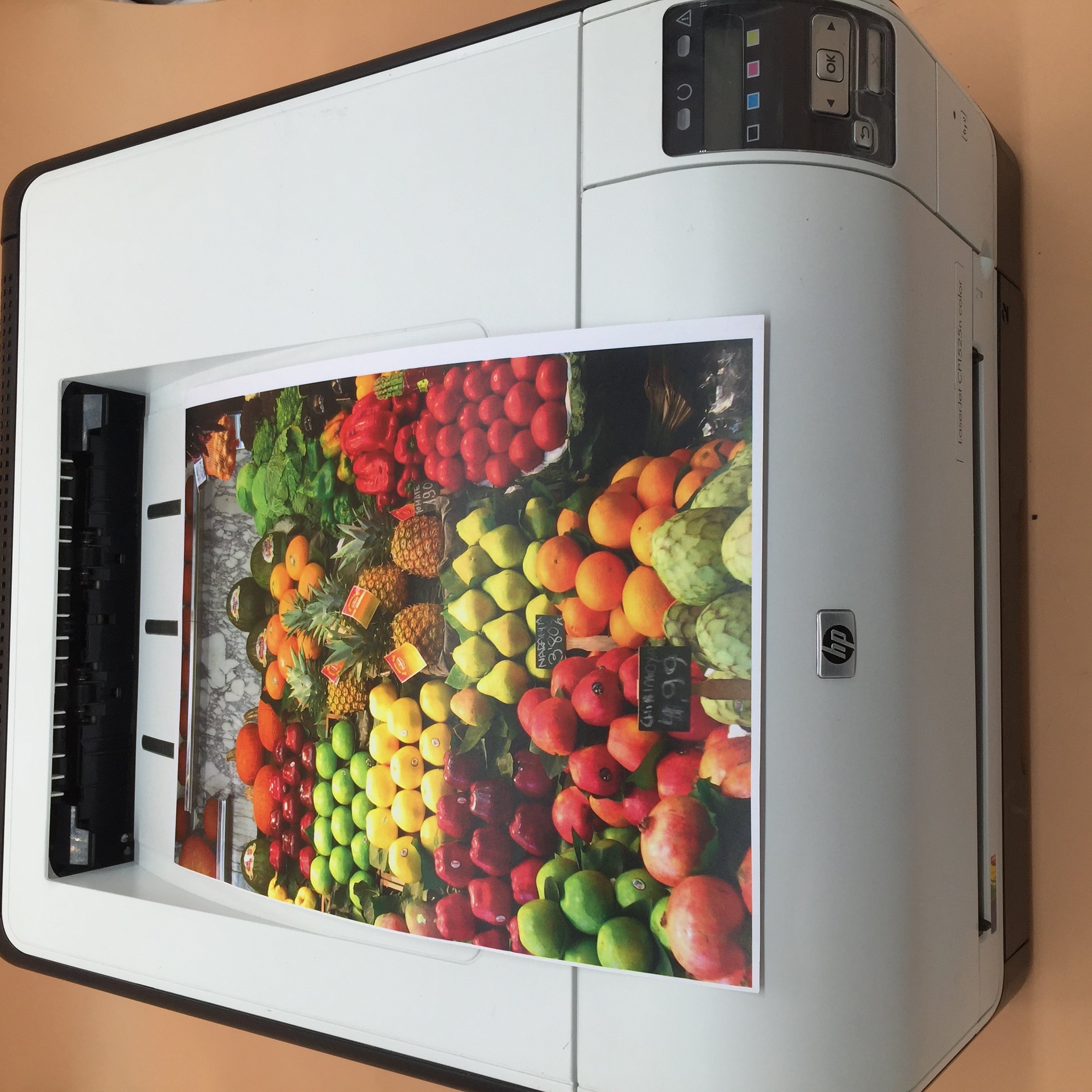 惠普hp cp1525激光彩色打印机商务办公家用学生照片不干胶一体机