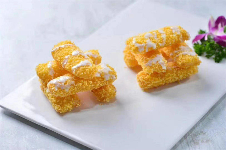 爱尝味奶酪玉米酥320g10个速冻手工油炸点心早餐小吃