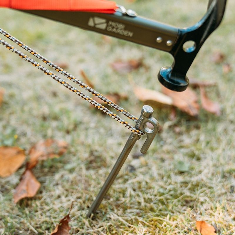 牧高笛户外露营帐篷工具不锈钢四棱地钉地防风固定地钉