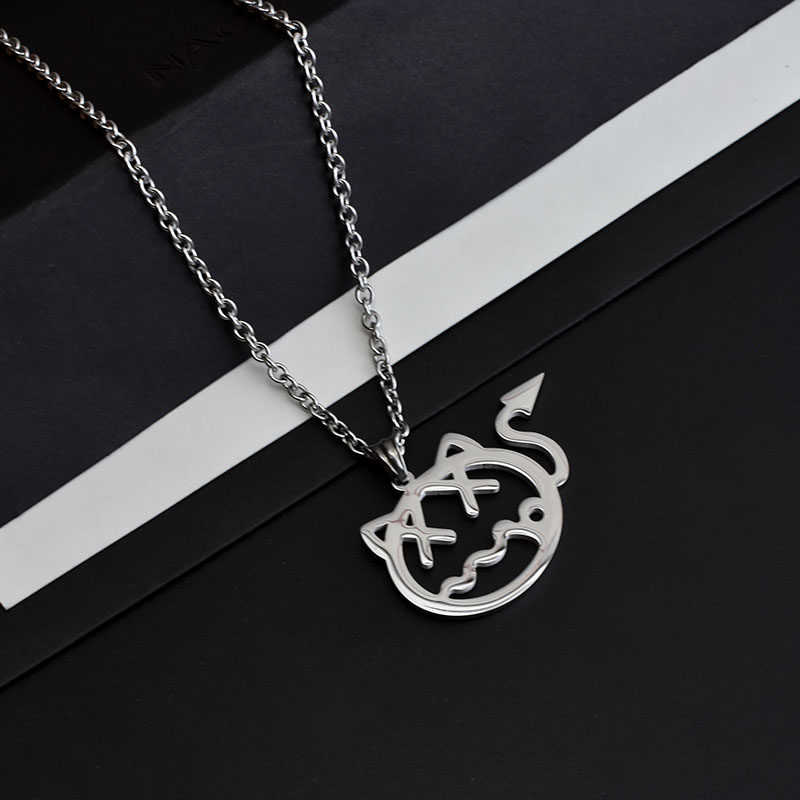 小鬼王琳凯同款小恶魔项链嘻哈潮牌ins冷淡个性项链