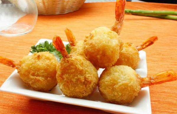 亚洲渔港至q虾球 油炸香酥脆 kfc 必胜客 西餐厅 点心 40枚560g