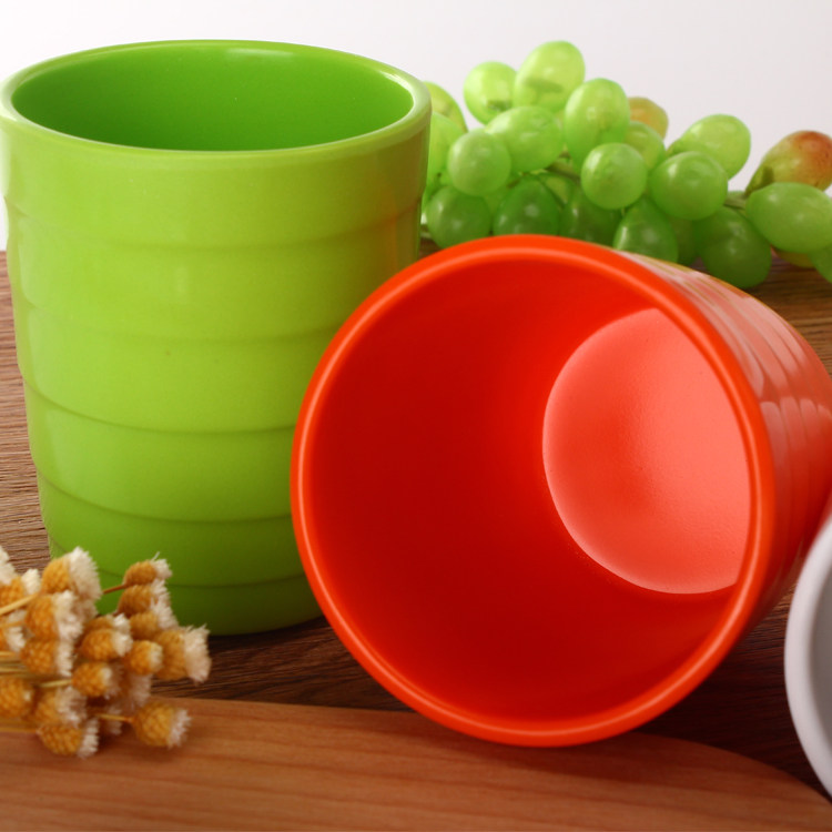 高档密胺杯仿瓷口随手杯酒酒店杯子家用喝水水杯随手杯