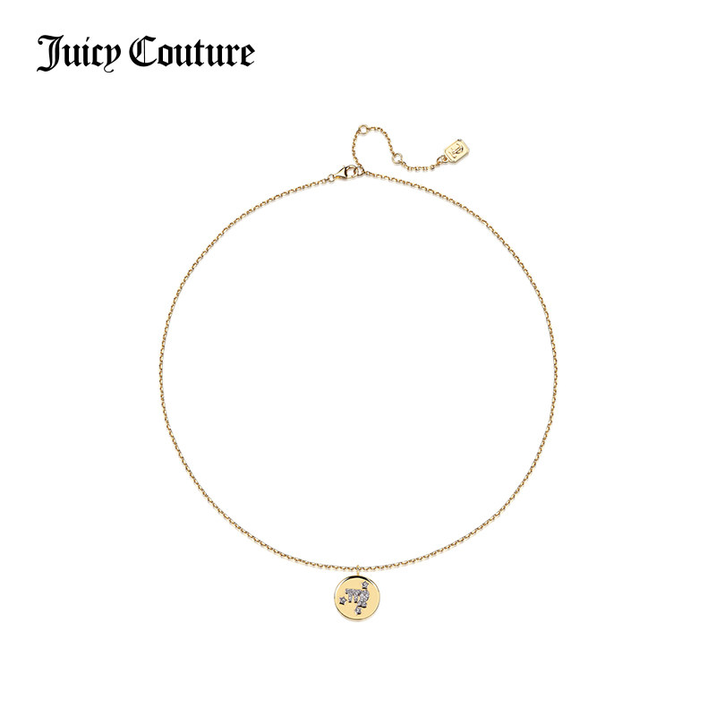 juicycouture橘滋2020春夏金币星座系列处女座项链项链
