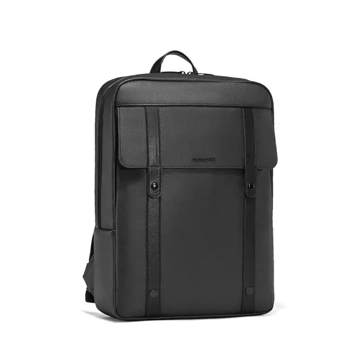 旅行新秀丽双肩包男真皮背包商务时尚大容量电脑包书包休闲男包