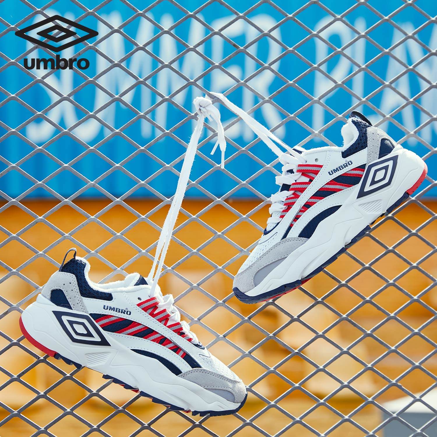 umbro茵宝春秋新款情侣复古运动运动休闲休闲鞋潮流跑步鞋