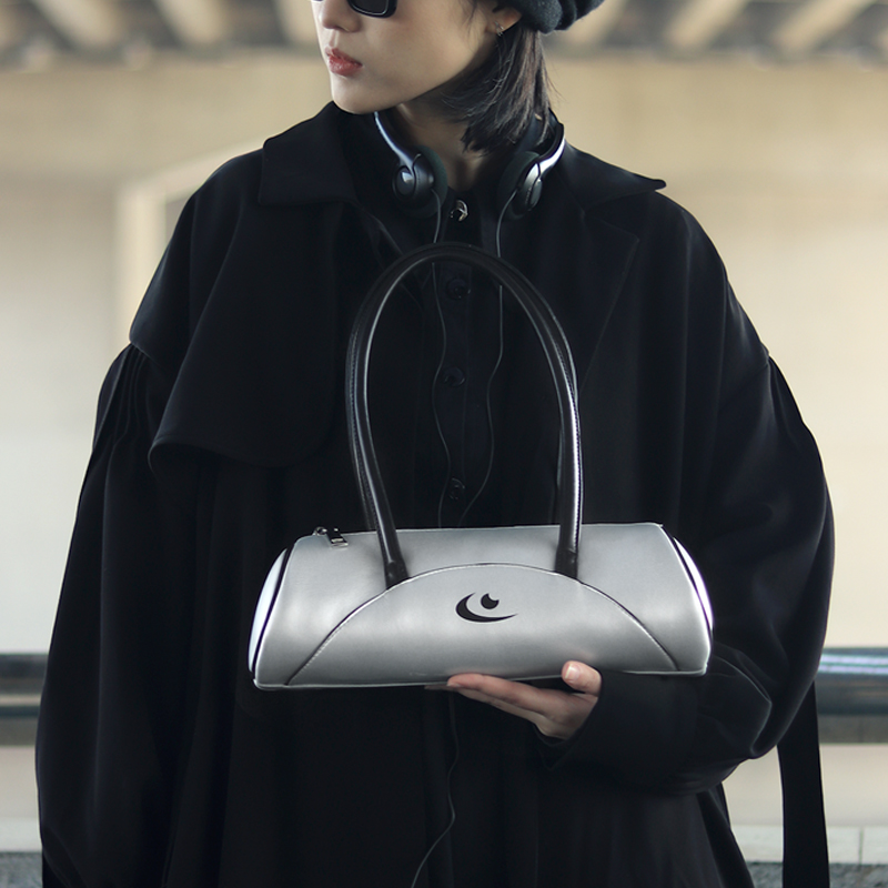 木与石原创设计小众法棍包高级感包包女圆筒包辣妹手提单肩腋下包