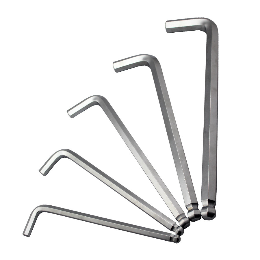 扳手钢拓六角单个六方s25mm3m4m7m8m12mm球头六棱6角内六角扳手