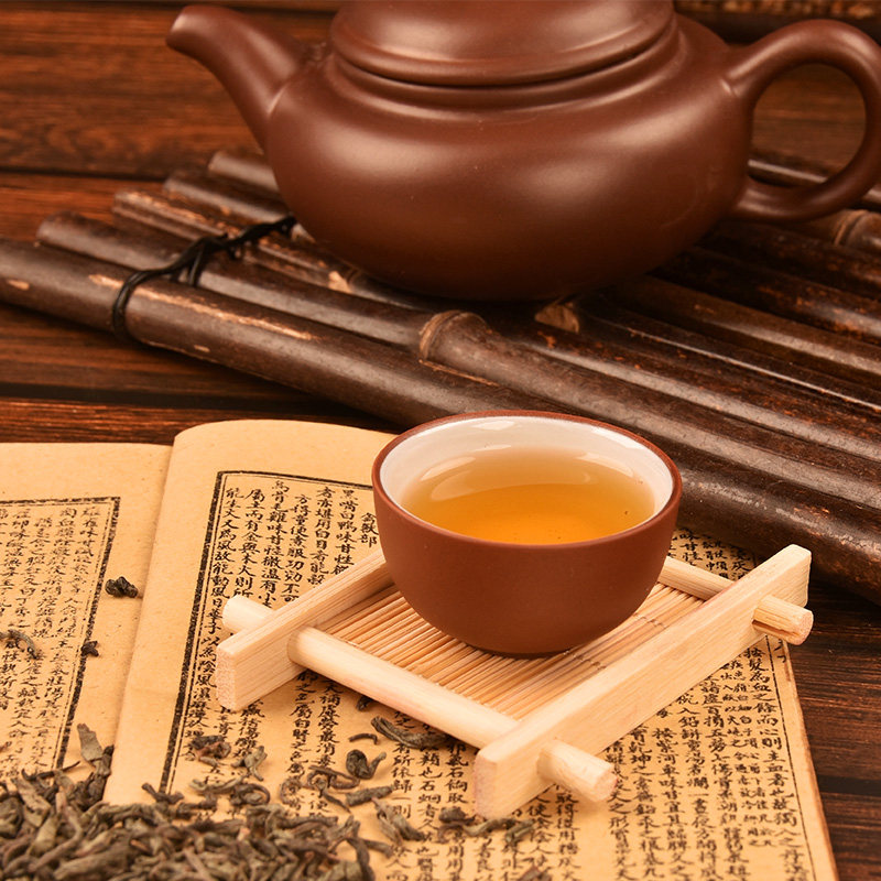 古风茶叶特产拍摄道具绿茶红茶龙井套装摆件背景布类