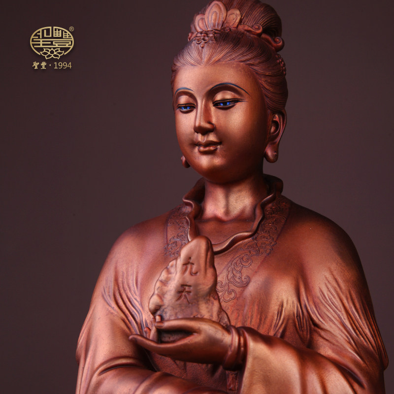 圣丰造像紫铜纯铜九天玄女娘娘神像居家供奉装饰摆件