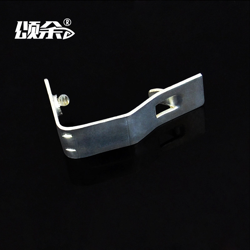 颂余桥架配件7字扣垂直盖板扣锁扣固定扣镀锌免焊扣中号七字扣