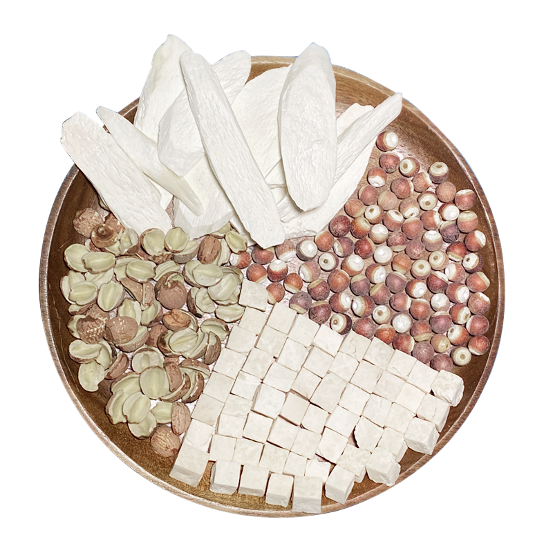 四神汤芡实茯苓莲子山药淮山中药材儿童成人健脾药膳养生汤料