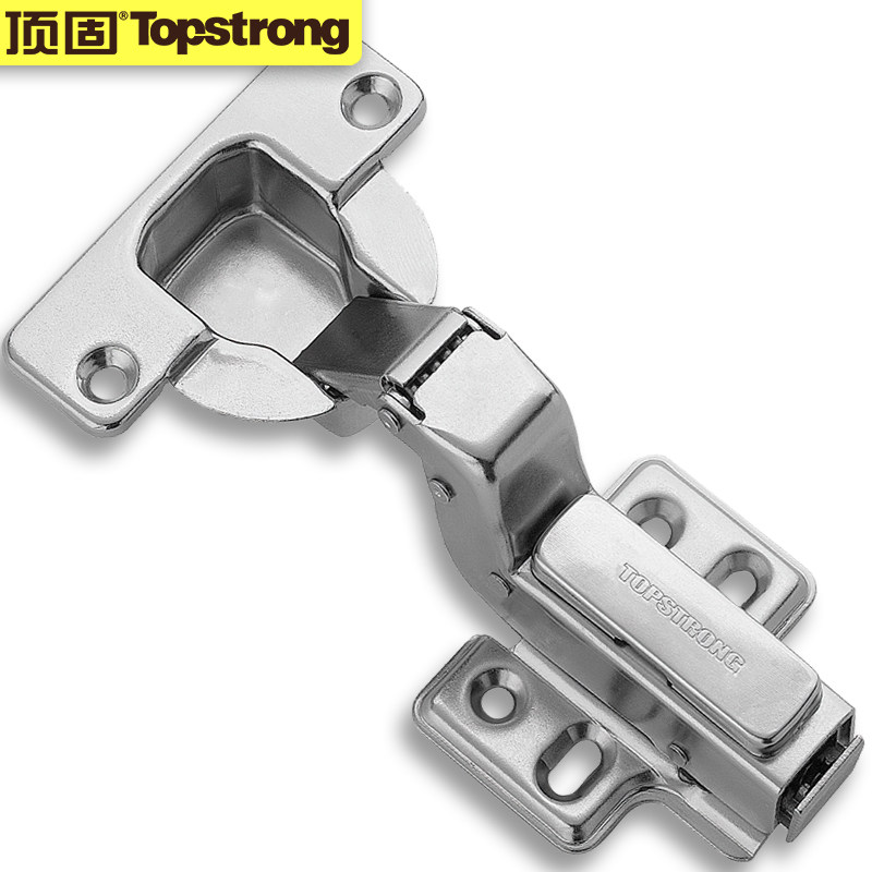 顶固铰链 阻尼缓冲烟斗合页厨门铰链五金 衣柜门铰链大弯中弯全盖