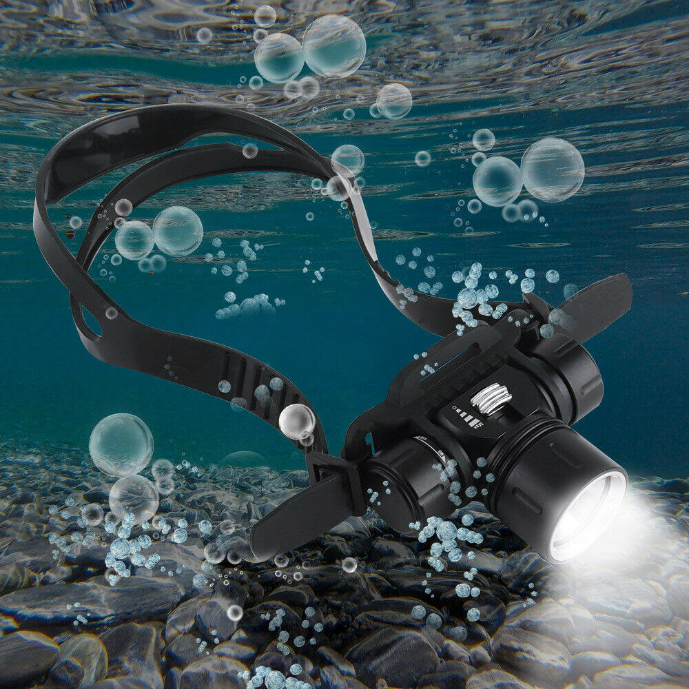 防水头灯潜水专业led水下探照夜潜抓鱼螃蟹头灯
