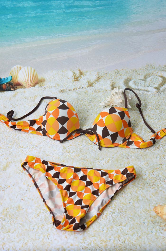 欧美时尚bikini沙滩度假潮款女分体性感比基尼