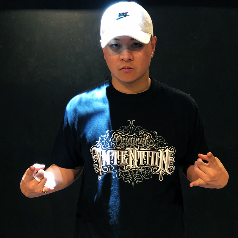 hozin联名明星同款短袖潮牌纯棉kod圆领宽松t恤