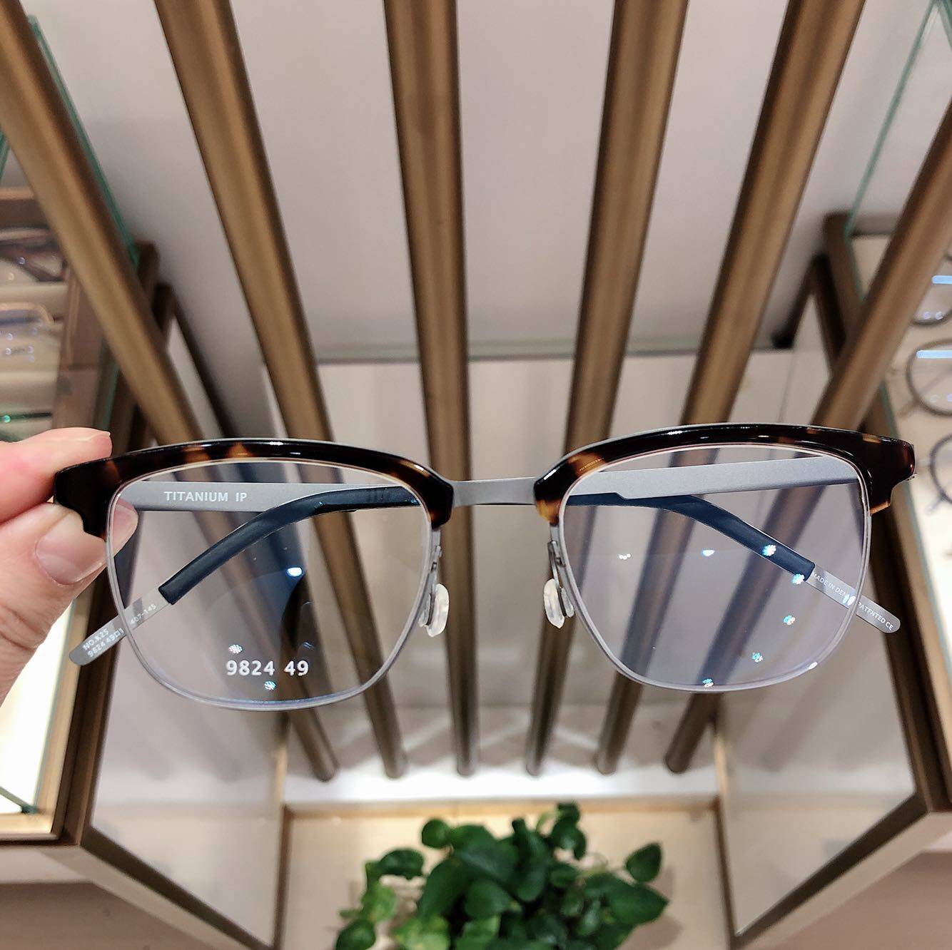 镜框正品lindberg林德伯格眼镜架9824明星眼镜架