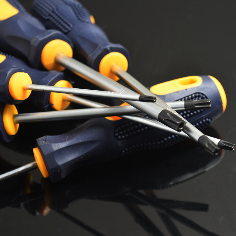 锐奥 梅花螺丝刀内六角花型螺丝刀t5t6t8t10t15t20t25t30星形带孔