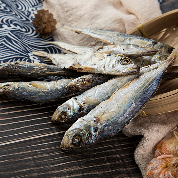 北海特产红三鱼干红杉鱼咸鱼干货去头无细刺海鲜干货金线鱼500g