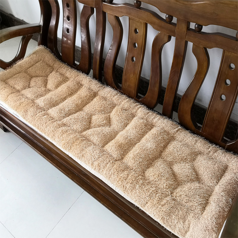 沙发冬季加厚厚木垫子红木实木坐垫单人三人沙发垫